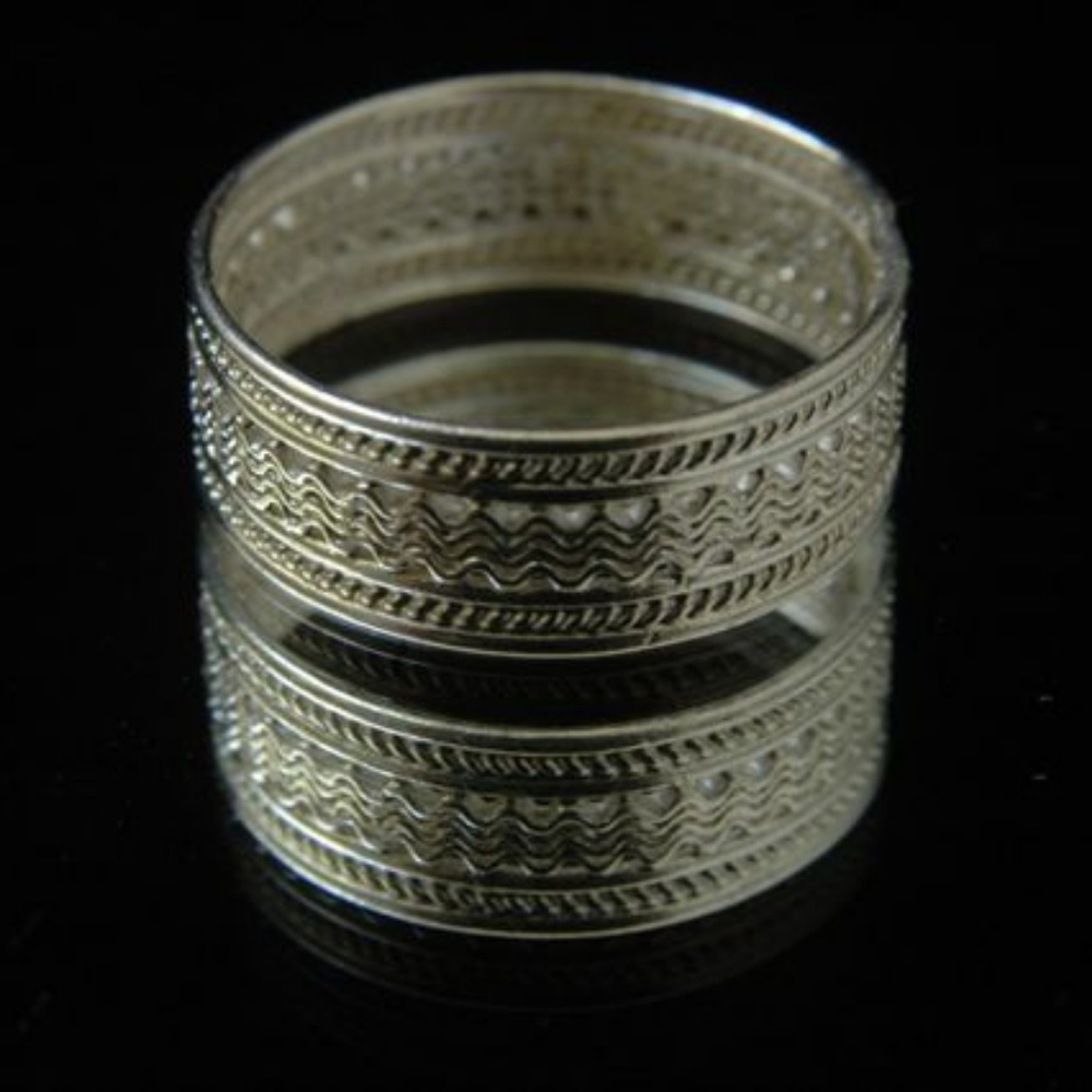 Wedding ring. 14k yellow gold wedding filigree ring for men/women. UNIQUE - Picture 5 of 10